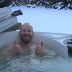 Hot tub snow photo